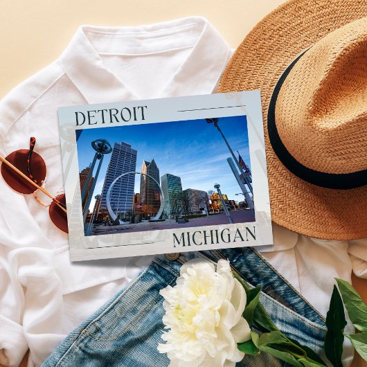 デトロイトモダンランドマーク葉書 ポストカード