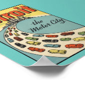 デトロイトモーターシティポスター ポスター (角)