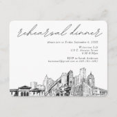 デトロイトリハーサル結婚ディナーのエンクロージャカード エンクロージャーカード (正面)