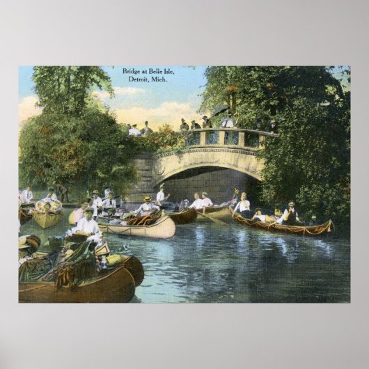 デトロイトヴィンテージ ポスター (正面)