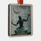 デトロイト休日のオーナメントの精神 メタルオーナメント (右)