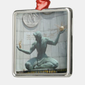 デトロイト休日のオーナメントの精神 メタルオーナメント (左)