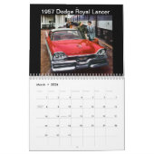 デトロイト古い2015カレンダーのクラシックな車 カレンダー (3月 2026)