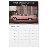 デトロイト古い2015カレンダーのクラシックな車 カレンダー (2月 2026)