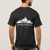 デトロイト同郷人の社交クラブt tシャツ (裏面)