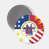 デトロイト国旗 マグネット (正面/裏面)