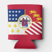 デトロイト国旗、ミシガンクーラーボックス 缶クーラー (裏面)