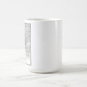 デトロイト地図 コーヒーマグカップ (中央)