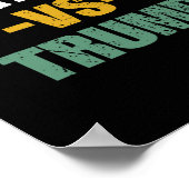 デトロイト対トランプ2024選挙アンチトランプ投票 ポスター (角)