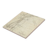 デトロイト川の地図 タイル (側面)