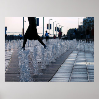 デトロイト川沿#1 ポスター