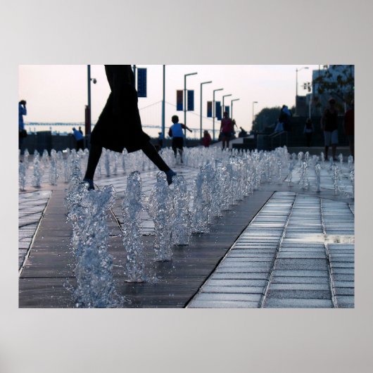 デトロイト川沿#1 ポスター (正面)