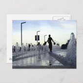 デトロイト川沿#3 ポストカード (正面/裏面)