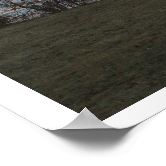 デトロイト川辺 ポスター (角)