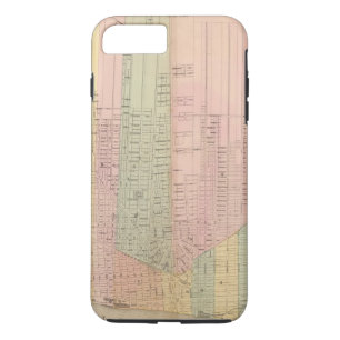 デトロイト市の地図 iPhone 8 PLUS/7 PLUSケース
