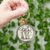 デトロイト市印章 キーホルダー (手)