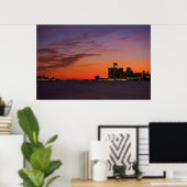 デトロイト市街#0652 ポスター (ホームオフィス)