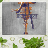 デトロイト市 キッチンタオル (折り畳み)