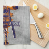 デトロイト市 キッチンタオル (四つ折り)