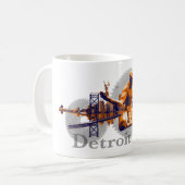 デトロイト市 コーヒーマグカップ (正面左)