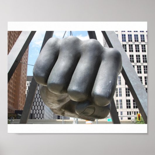 デトロイト拳 ポスター (正面)