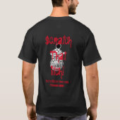 デトロイト擦り傷ラッキーカメTシャツ Tシャツ (裏面)