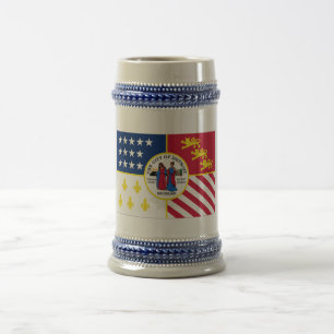 デトロイト旗 ビールジョッキ
