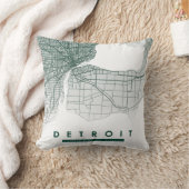 デトロイト枕ケース クッション (ブランケット)
