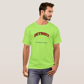 デトロイト米国Tシャツ Tシャツ (正面フル)