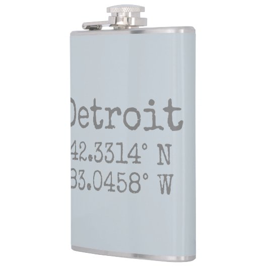 デトロイト緯度 フラスク (左)