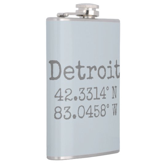 デトロイト緯度 フラスク (右)