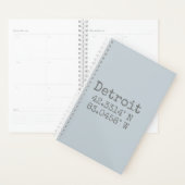 デトロイト緯度 プランナー手帳 (ディスプレー)