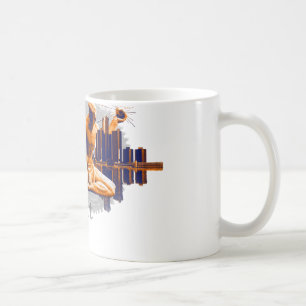 デトロイト都市 コーヒーマグカップ