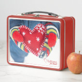 デトロイト金属のお弁当箱のためのミトン メタルランチボックス (インサイチュ)