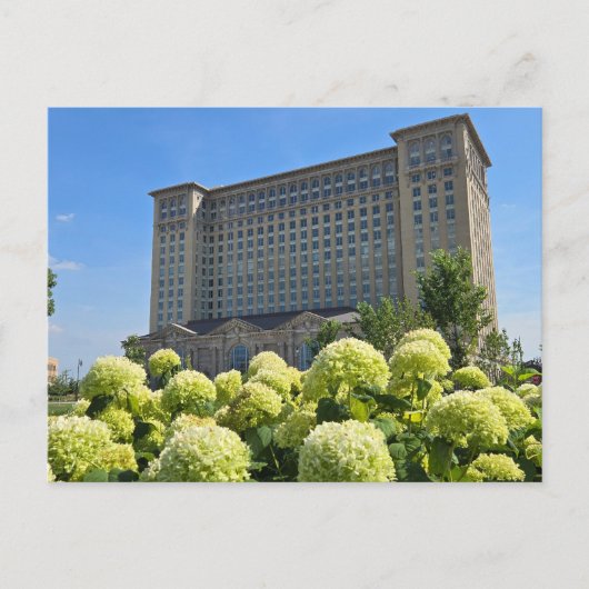 デトロイト駅 シーズンポストカード (正面)