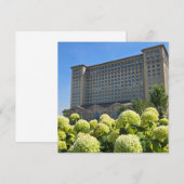 デトロイト駅 セーブザデート (正面/裏面)