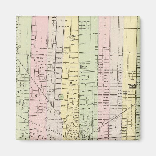 デトロイト2 マグネット (正面)