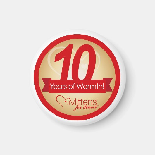 デトロイト2"ラウンドマグネット用ミッテンス マグネット (正面)