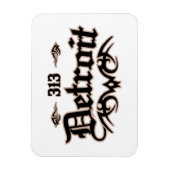 デトロイト313 マグネット (縦)