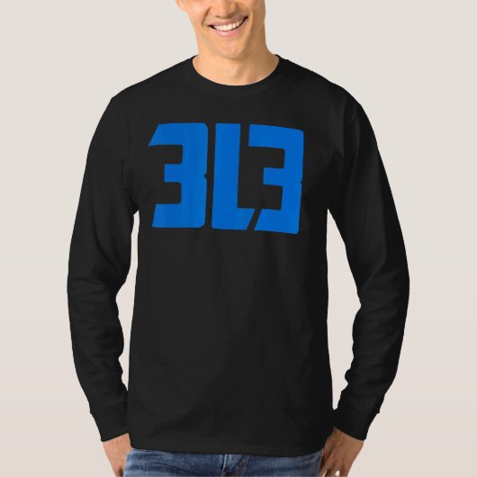 デトロイト313 Tシャツ (正面)