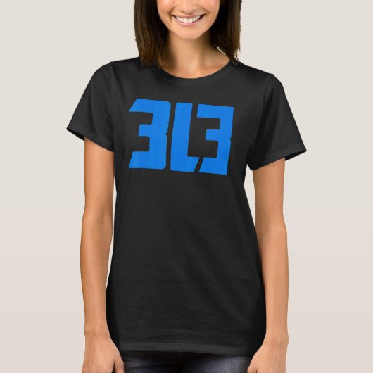 デトロイト313 Tシャツ (正面)