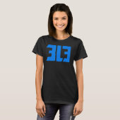 デトロイト313 Tシャツ (正面フル)