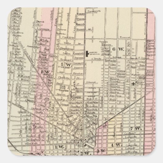 デトロイト スクエアシール (正面)