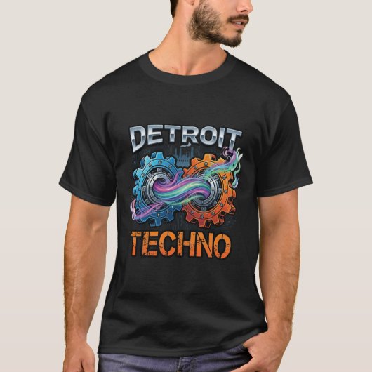 デトロイト・テクノ Tシャツ (正面)