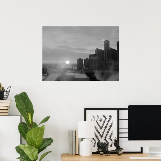 デトロイト ポスター (ホームオフィス)