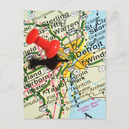 デトロイト ポストカード (正面)
