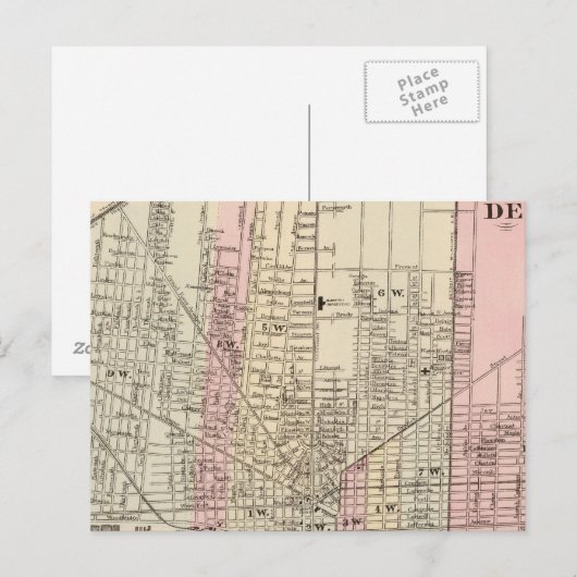 デトロイト ポストカード (正面/裏面)