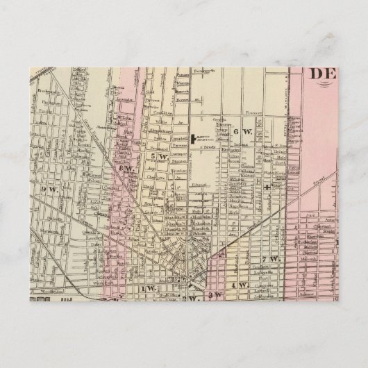 デトロイト ポストカード (正面)