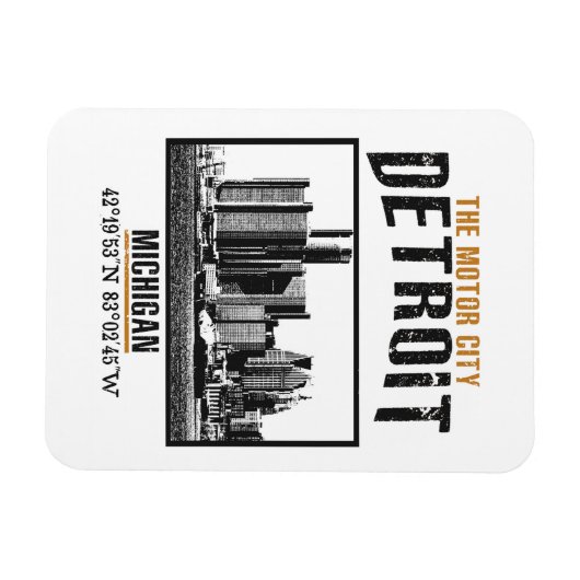 デトロイト マグネット (横)