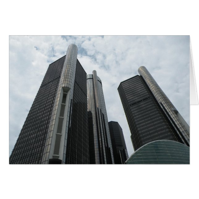 デトロイト、ミシガン州、カード (正面横)